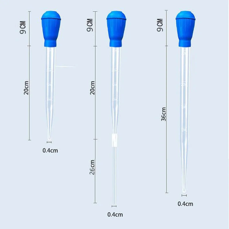 Lengthen Pipettes Aquarium siphon fish tank vacuum cleaner Simple cleaning tool for aquarium water changer 29cm 45cm 30ml 50ml