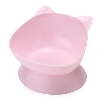 High Foot Pet Bowl Detachable and Washable Plastic Combination Anti Tipping Drinking Water