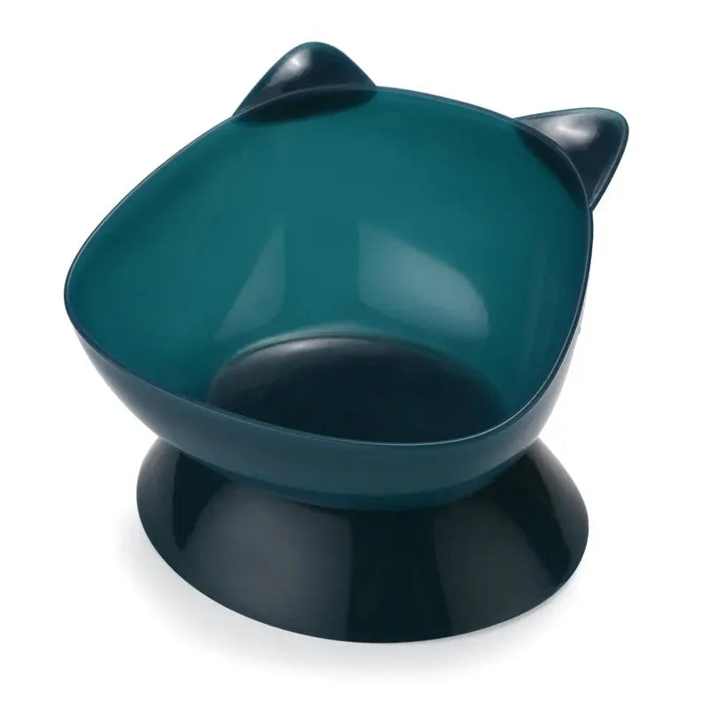 High Foot Pet Bowl Detachable and Washable Plastic Combination Anti Tipping Drinking Water