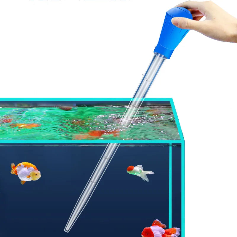 Lengthen Pipettes Aquarium siphon fish tank vacuum cleaner Simple cleaning tool for aquarium water changer 29cm 45cm 30ml 50ml