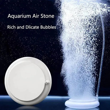 Air Stone Oxygen Aerator For Aquarium Disc Bubble Diffuser Air Bubble Pump Hydroponic Oxygen Plate Mini Accessories Nano Disc